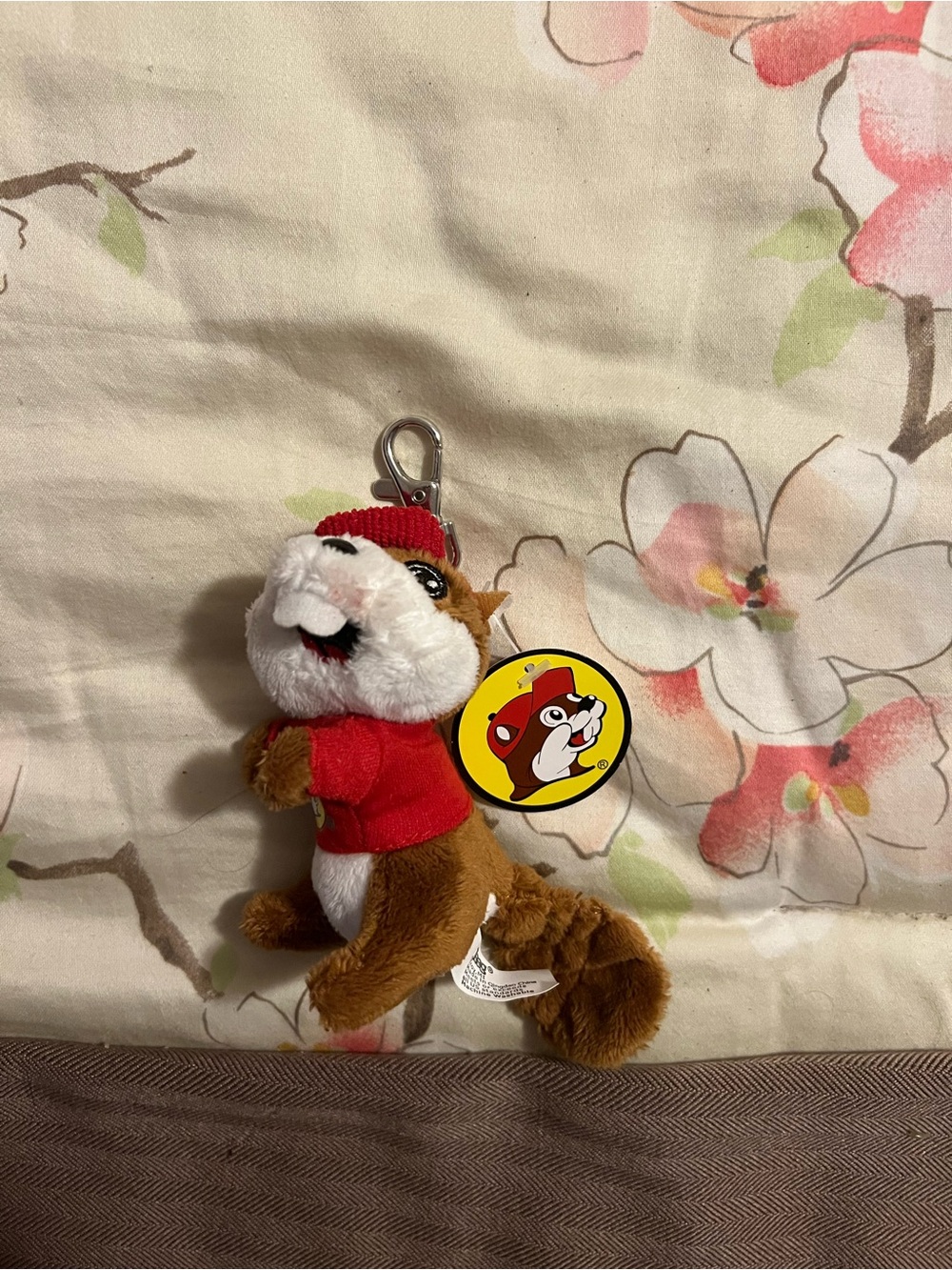 Buc-ees Beaver Keychain Mini 3.5" 2024 Souvenier Backpack Plush Toy